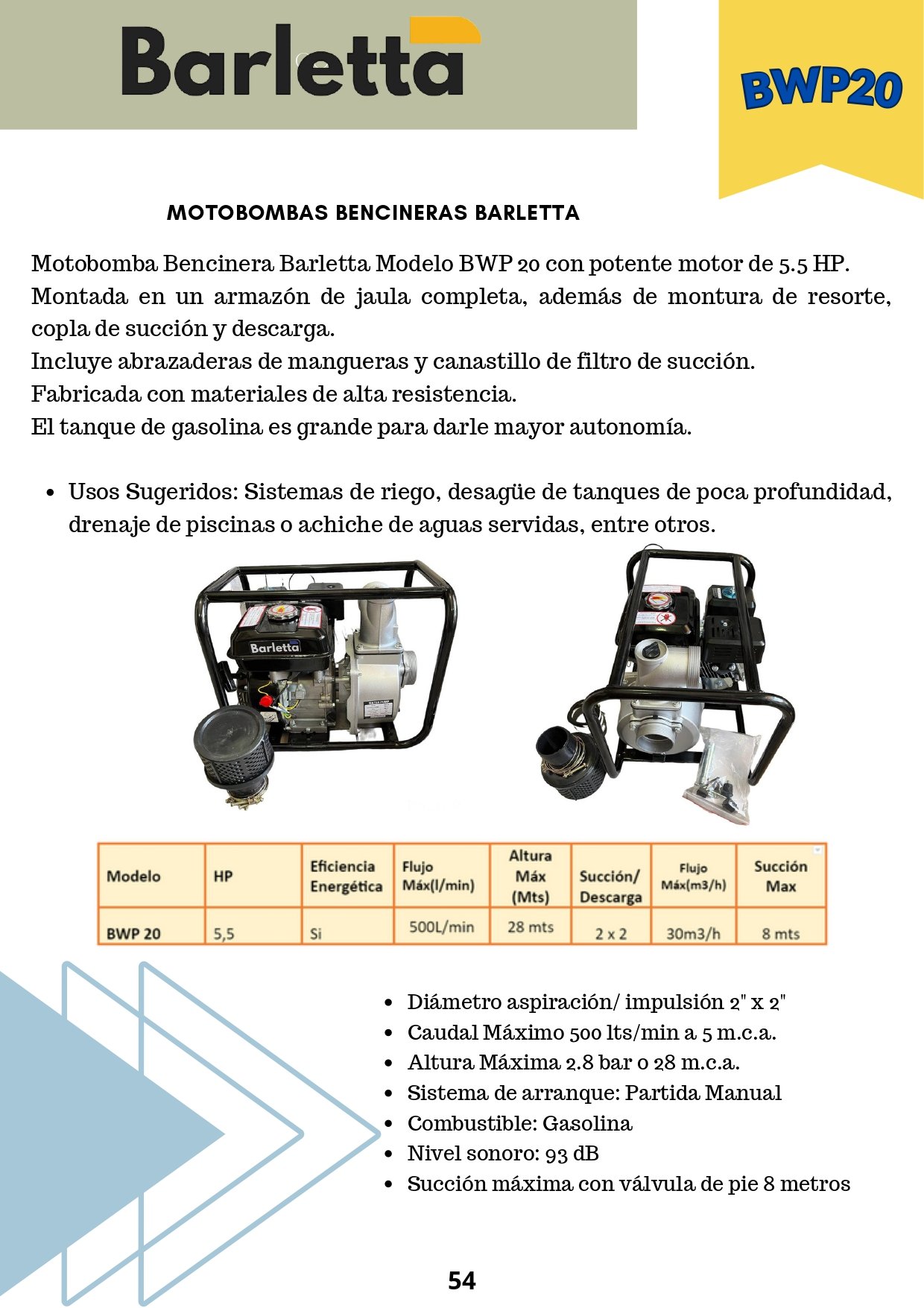 Motobomba Barletta